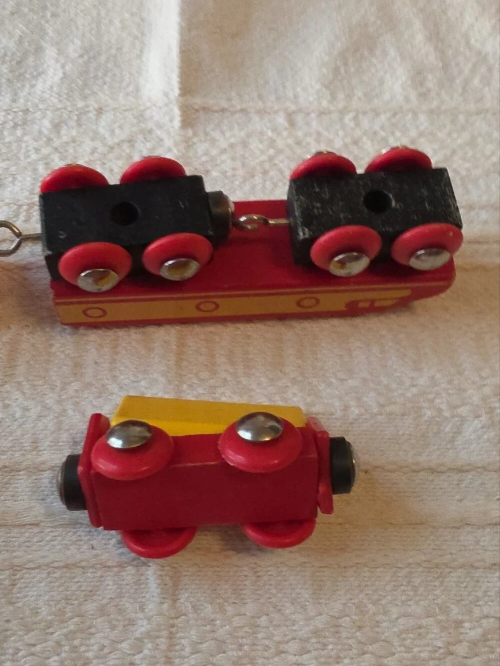 Vintage BRIO Wooden Train Lot 4 Pc